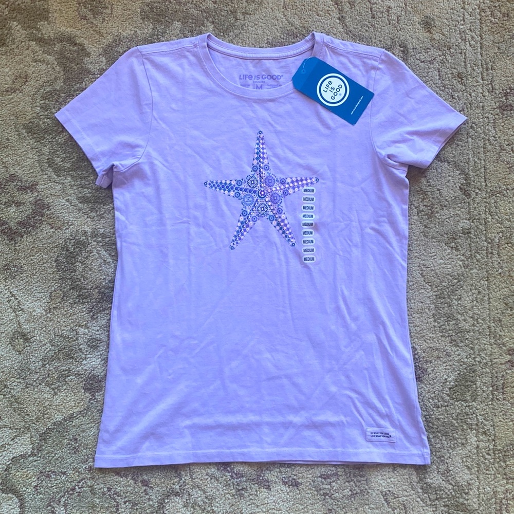 Life is Good Starfish Tee size M